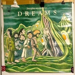 1970’s Original Dreams Imagine My Surprise Promo Poster 26X26 - Gahan Wilson